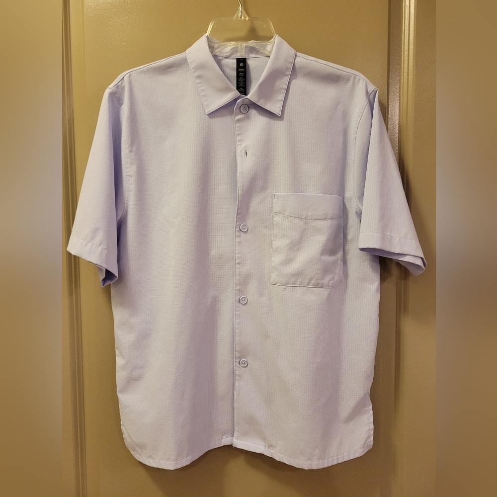 Lululemon short sleeve button down shirt